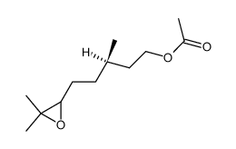 (R)-citronallol acetate oxide Structure