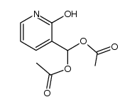 2-hydroxy-3-pyridinecarbaldehyde diacetate Structure