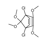 1,4-dichloro-2,3,7,7-tetramethoxynorbornana-2,5-diene结构式