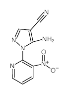 5-AMINO-1-(3-NITRO-2-PYRIDINYL)-1H-PYRAZOLE-4-CARBONITRILE Structure