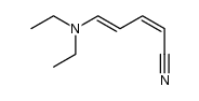 (Z,E)-5-diethylaminopentadienenitrile结构式