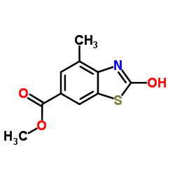 Methyl 4-methyl-2-oxo-2,3-dihydro-1,3-benzothiazole-6-carboxylate结构式