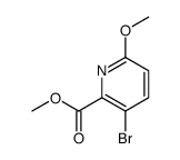 Methyl 3-bromo-6-methoxypicolinate Structure
