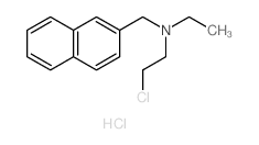 N-(2-Chloroethyl)-N-ethyl-2-naphthaleneamine hydrochloride结构式