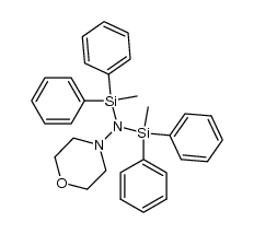 1-[bis(diphenylmethylsilyl)amino]morpholine Structure