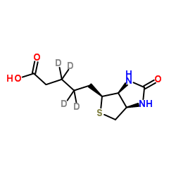 rel-Biotin-d4 Structure