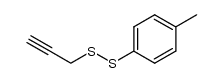 1-methyl-4-(prop-2-ynyldithio)benzene Structure