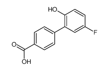 4-(5-fluoro-2-hydroxyphenyl)benzoic acid Structure