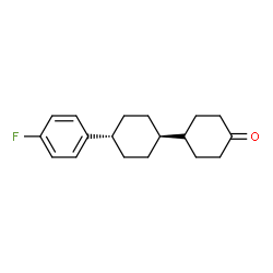 4'-(4-氟苯基)双(环己基)-4-酮结构式