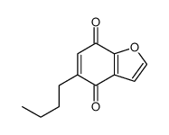 5-butyl-1-benzofuran-4,7-dione Structure