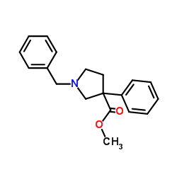 1-苄基-3-苯基吡咯烷-3-羧酸甲酯图片