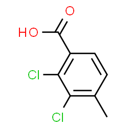 2,3-二氯-4-甲基苯甲酸结构式