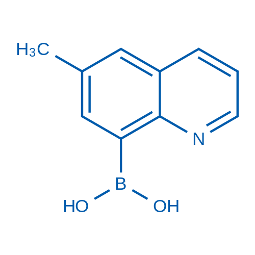 6-Methylquinoline-8-boronic acid structure