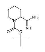 2-脒基哌啶-1-羧酸叔丁酯结构式