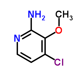 4-氯-3-甲氧基吡啶-2-胺结构式