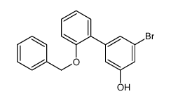 3-bromo-5-(2-phenylmethoxyphenyl)phenol结构式