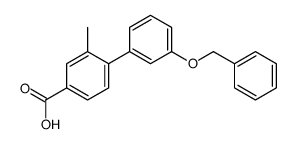 4-(3-Benzyloxyphenyl)-3-Methylbenzoic acid structure