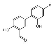 5-(4-fluoro-2-hydroxyphenyl)-2-hydroxybenzaldehyde结构式