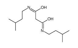 N,N'-bis(3-methylbutyl)propanediamide Structure