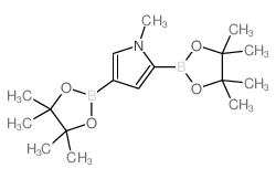 1-METHYL-2,4-BIS(4,4,5,5-TETRAMETHYL-1,3,2-DIOXABOROLAN-2-YL)-1H-PYRROLE structure