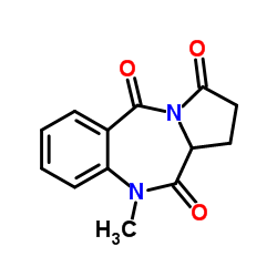 10-Methyl-1H-pyrrolo[2,1-c][1,4]benzodiazepine-3,5,11(2H,10H,11aH)-trione图片