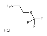 2-[(Trifluoromethyl)sulfanyl]ethanamine hydrochloride (1:1) Structure