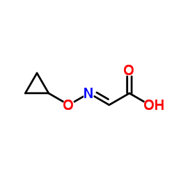 (2E)-[(Cyclopropyloxy)imino]acetic acid结构式