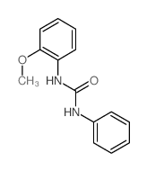 Urea, N- (2-methoxyphenyl)-N-phenyl-结构式