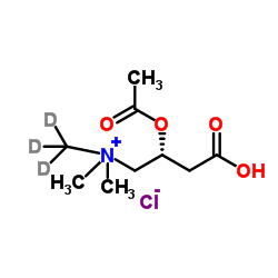 Acetyl-L-carnitine-d3 hydrochloride Structure
