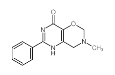 3-Methyl-6-phenyl-3,4-dihydro-2H-pyrimido[4,5-e][1,3]oxazin-8-ol structure