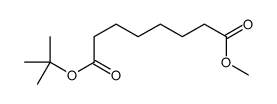 8-O-tert-butyl 1-O-methyl octanedioate Structure