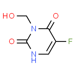 2,4(1H,3H)-Pyrimidinedione,5-fluoro-3-(hydroxymethyl)-(9CI) Structure