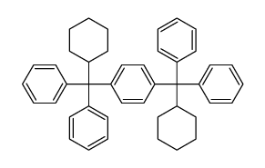 1,4-bis[cyclohexyl(diphenyl)methyl]benzene结构式