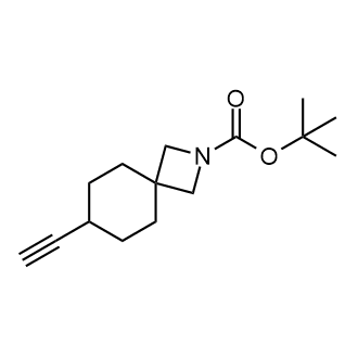 tert-Butyl7-ethynyl-2-azaspiro[3.5]nonane-2-carboxylate Structure