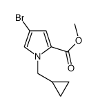 (5-Bromo-2-Nitro-Thiophen-3-Yl)-Acetic Acid Ethyl Ester Structure