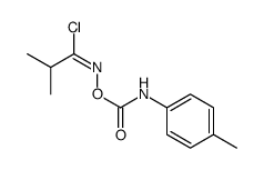 [(Z)-(1-chloro-2-methylpropylidene)amino] N-(4-methylphenyl)carbamate Structure