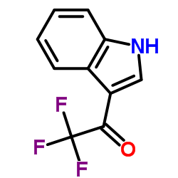 Ketone, indol-3-yl-trifluoromethyl- Structure