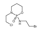 N-(2-Bromoethyl)-3-(2-chloroethyl)-1,3,2-oxazaphosphinan-2-amine 2-oxide结构式