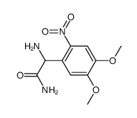 4,5-Dimethoxy-2-nitrophenylglycinamid结构式