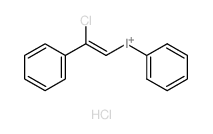 Iodonium,(2-chloro-2-phenylethenyl)phenyl-, chloride (1:1)结构式