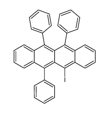 5-iodo-6,11,12-triphenyl-naphthacene结构式