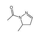 1-(3-methyl-3,4-dihydropyrazol-2-yl)ethanone Structure