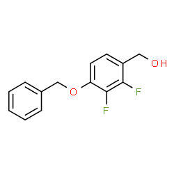 2,3-Difluoro-4-(phenylmethoxy)benzyl alcohol structure