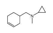 N-(cyclohex-3-en-1-ylmethyl)-N-methylcyclopropanamine Structure