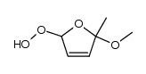 5-methoxy-5-methyl-2,5-dihydro-furan-2-yl hydroperoxide Structure