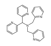 1,1-di(pyridin-2-yl)-N,N-bis(pyridin-2-ylmethyl)methanamine Structure