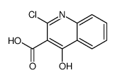 2-chloro-4-oxo-1H-quinoline-3-carboxylic acid Structure