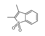 2,3-dimethyl-1-benzothiophene 1,1-dioxide Structure