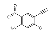 4-氨基-2-氯-5-硝基苄腈结构式