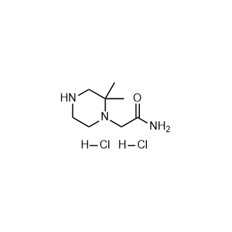 2-(2,2-Dimethylpiperazin-1-yl)acetamidedihydrochloride Structure